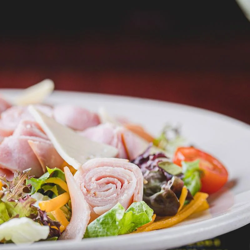 Salad photographed for the official Wurst Haus gallery