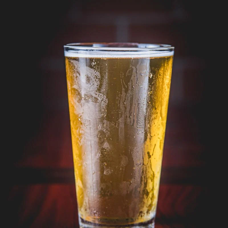 A lager photographed for the official Wurst Haus gallery